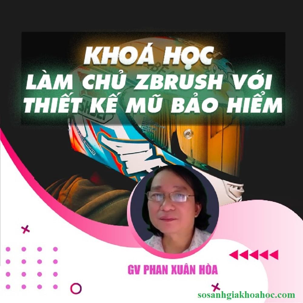 Khóa học thiết kế mũ bảo hiểm giúp bạn làm chủ Zbrush nhanh chóng