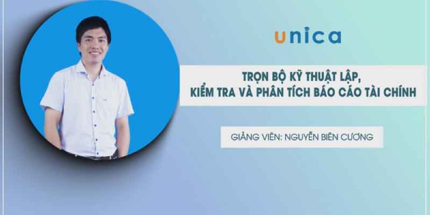 Kỹ thuật lập, kiểm tra và phân tích báo cáo tài chính từ Lê Hoài Ân