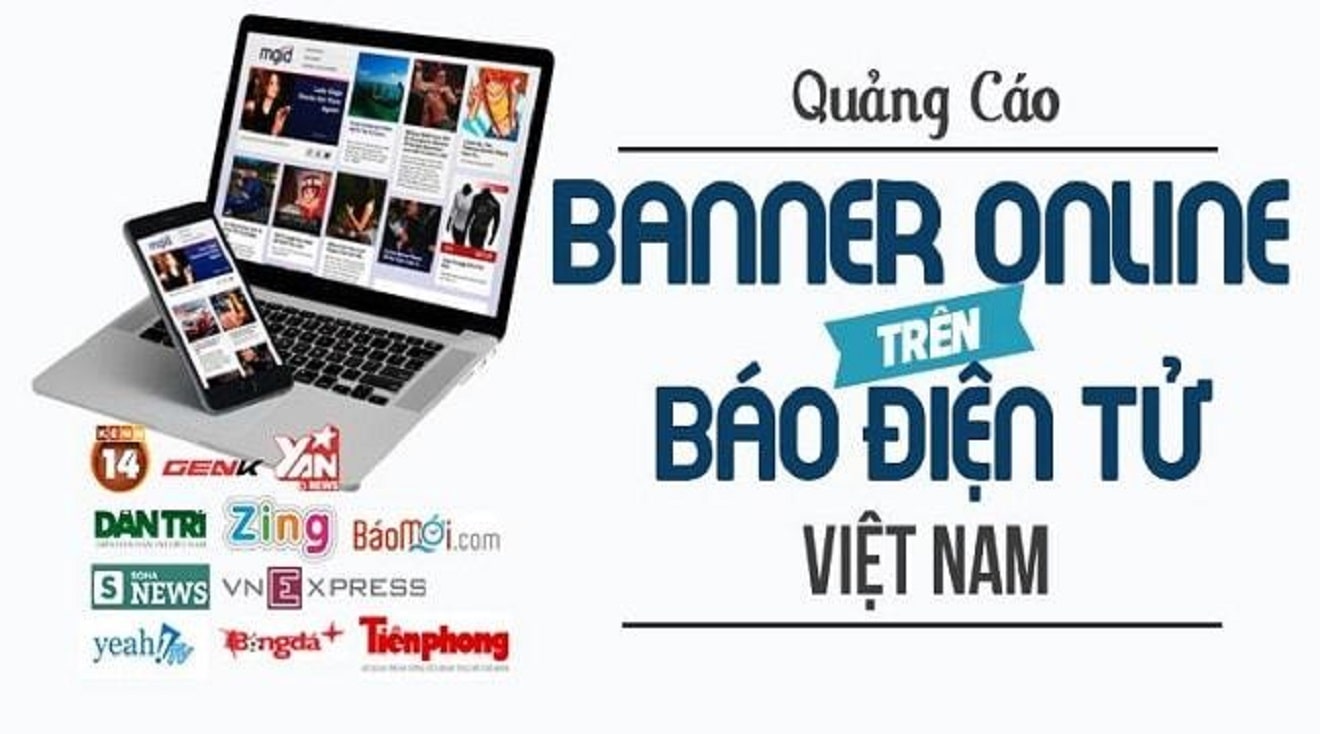 Quảng cáo Banner Online trên các trang báo điện tử Việt Nam - Siêu thị khóa  học Online lớn nhất Việt Nam