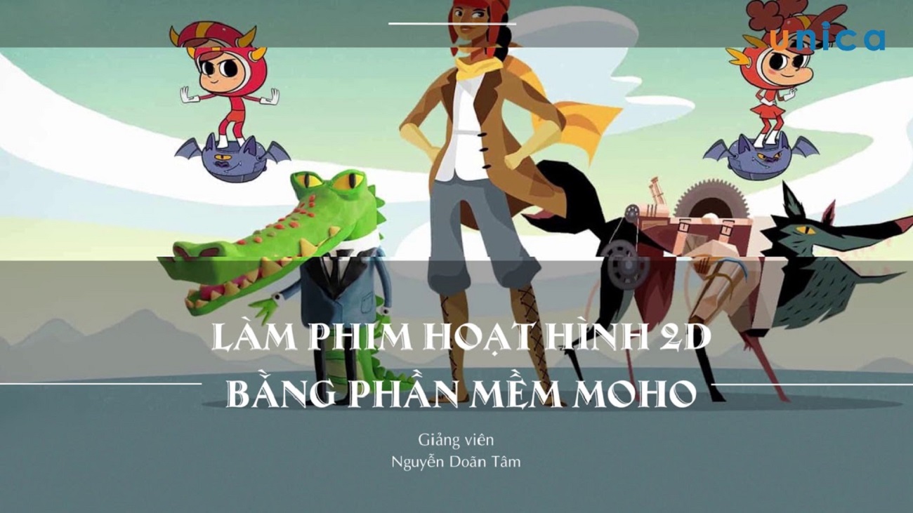 làm phim hoạt hình 2d với Moho