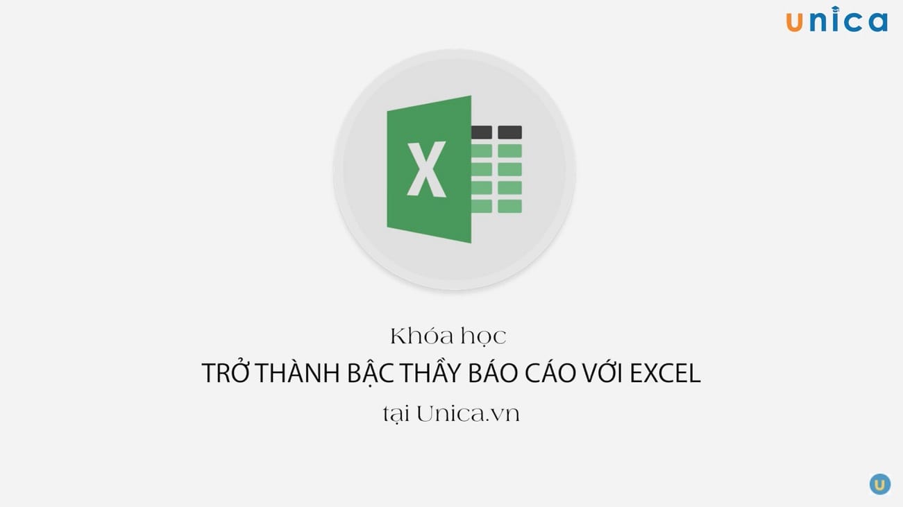 Trở thành bậc thầy báo cáo với Excel - Triệu Tuấn Anh