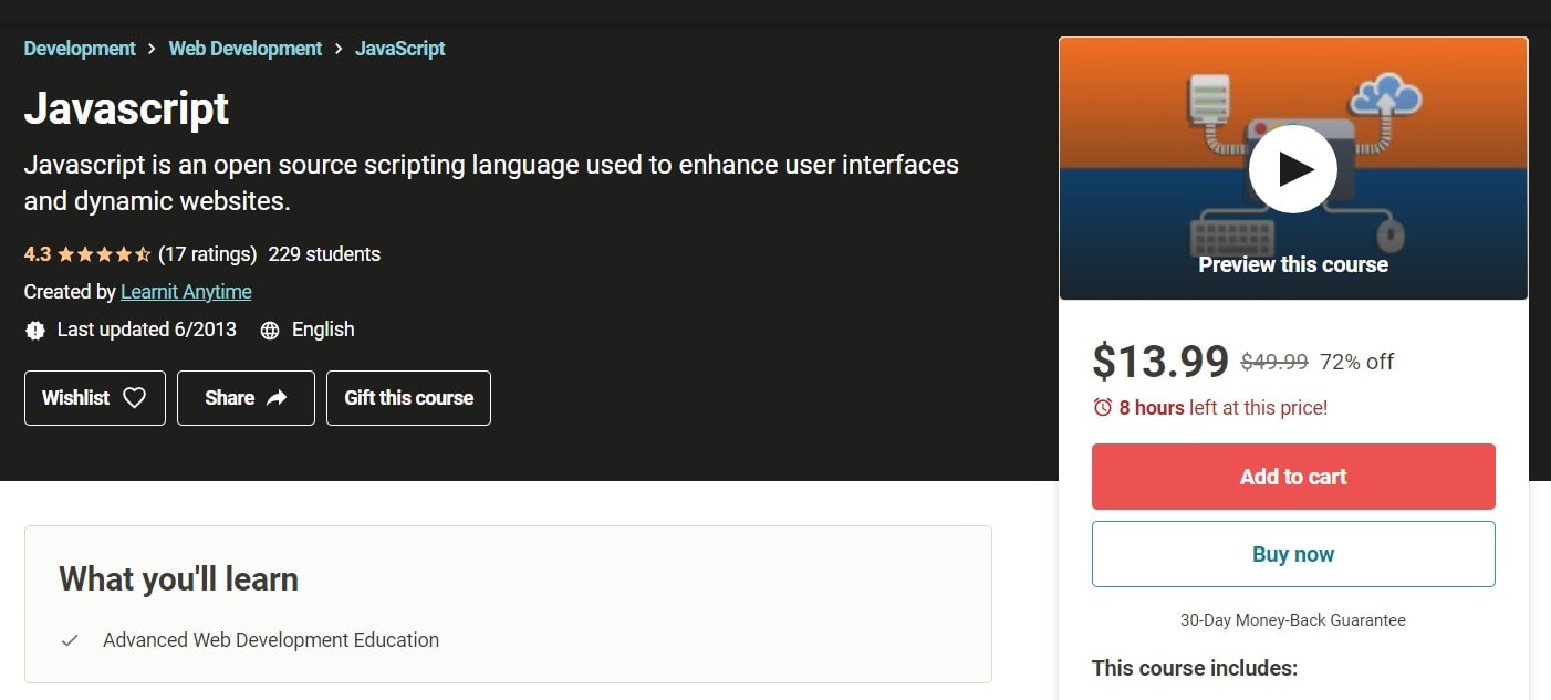 Javascript từ Learnit Anytime