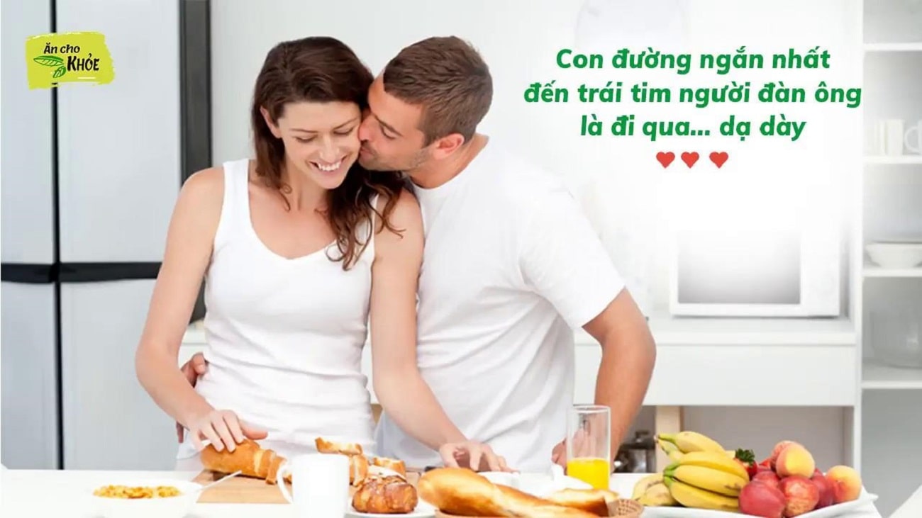 Con đường ngắn nhất đến trái tim người đàn ông là đi qua dạ dày