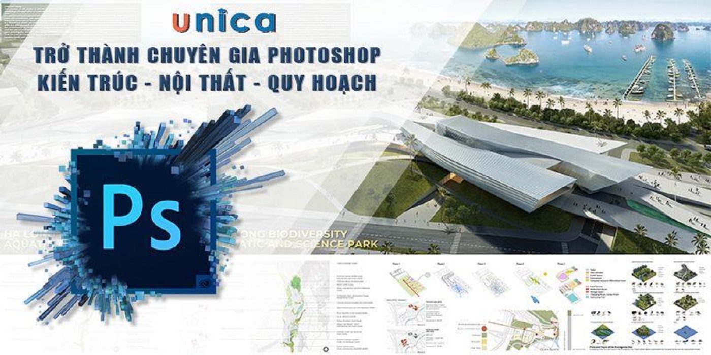 Trở thành chuyên gia photoshop kiến trúc nội thất quy hoạch từ Hoàng Tùng Dương