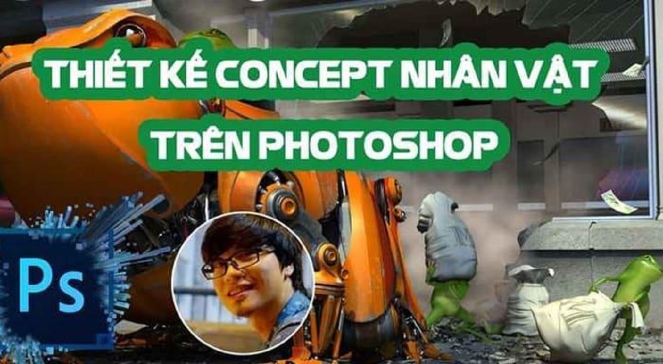 Cách Thiết kế Concept nhân vật trên Photoshop từ Phạm Đức Huy