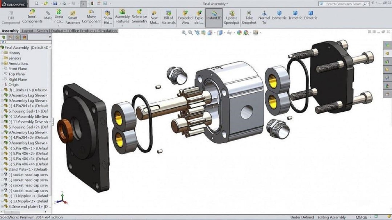 Solidwork chuyên ngành thiết kế 3D từ Cammech Training