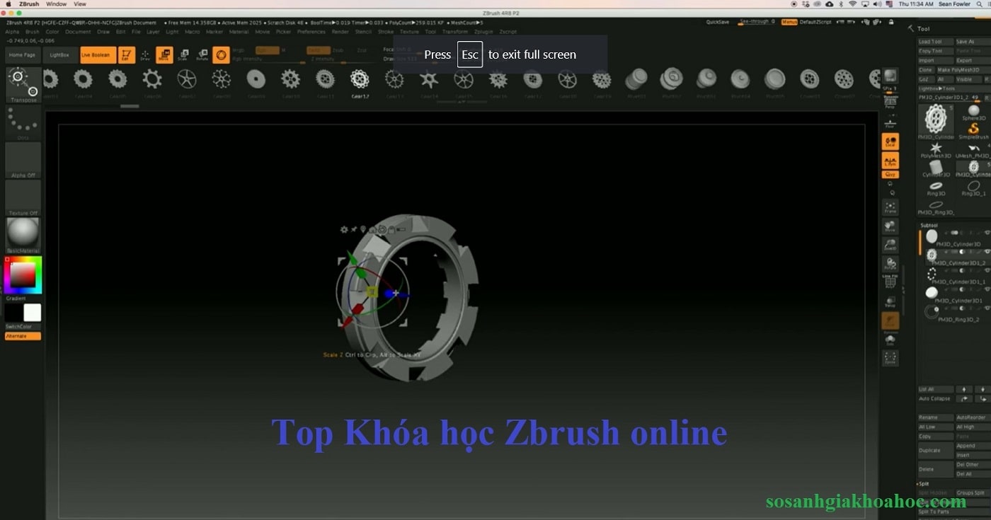 Top 4 Khóa Học Zbrush được yêu thích nhất hiện nay 2026