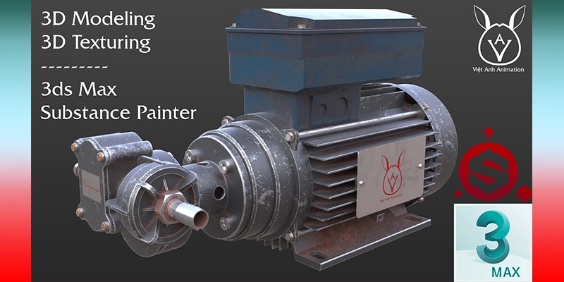 Dựng hình 3D Model với 3ds Max & Substance Painter