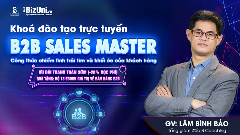 Khoá đào tạo trực tuyến B2B Sales Master
