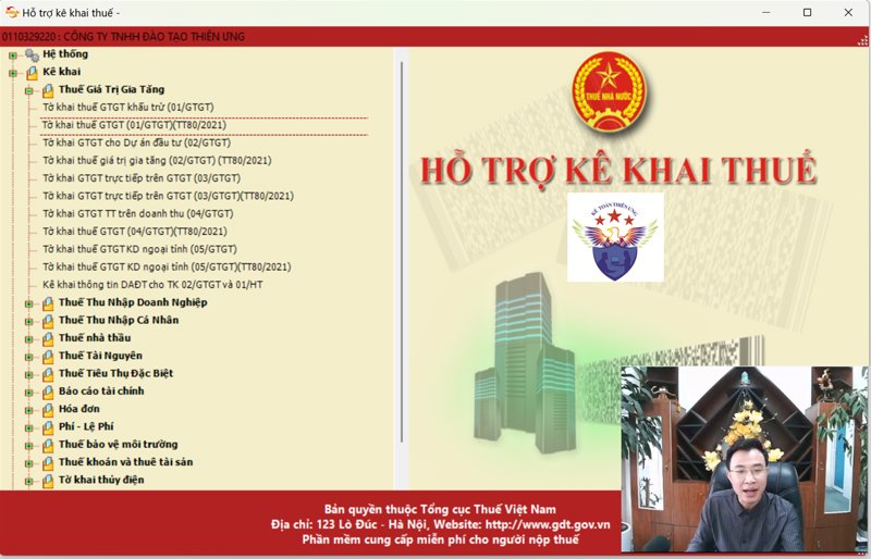 Học kế toán Thuế Online thực hành