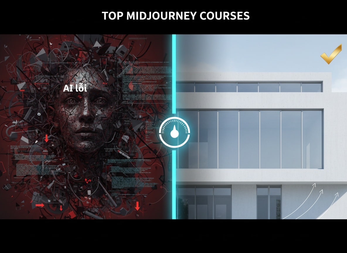 Top 5 Khóa Học Midjourney Chuyên Sâu Cho Designer & Kiến Trúc Sư (2025)