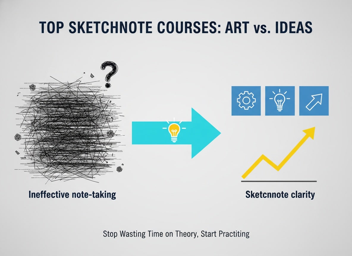 Top 5 Khóa Học Sketchnote Tốt Nhất 2026: Tư Duy Hình Ảnh Cho Người Không Biết Vẽ