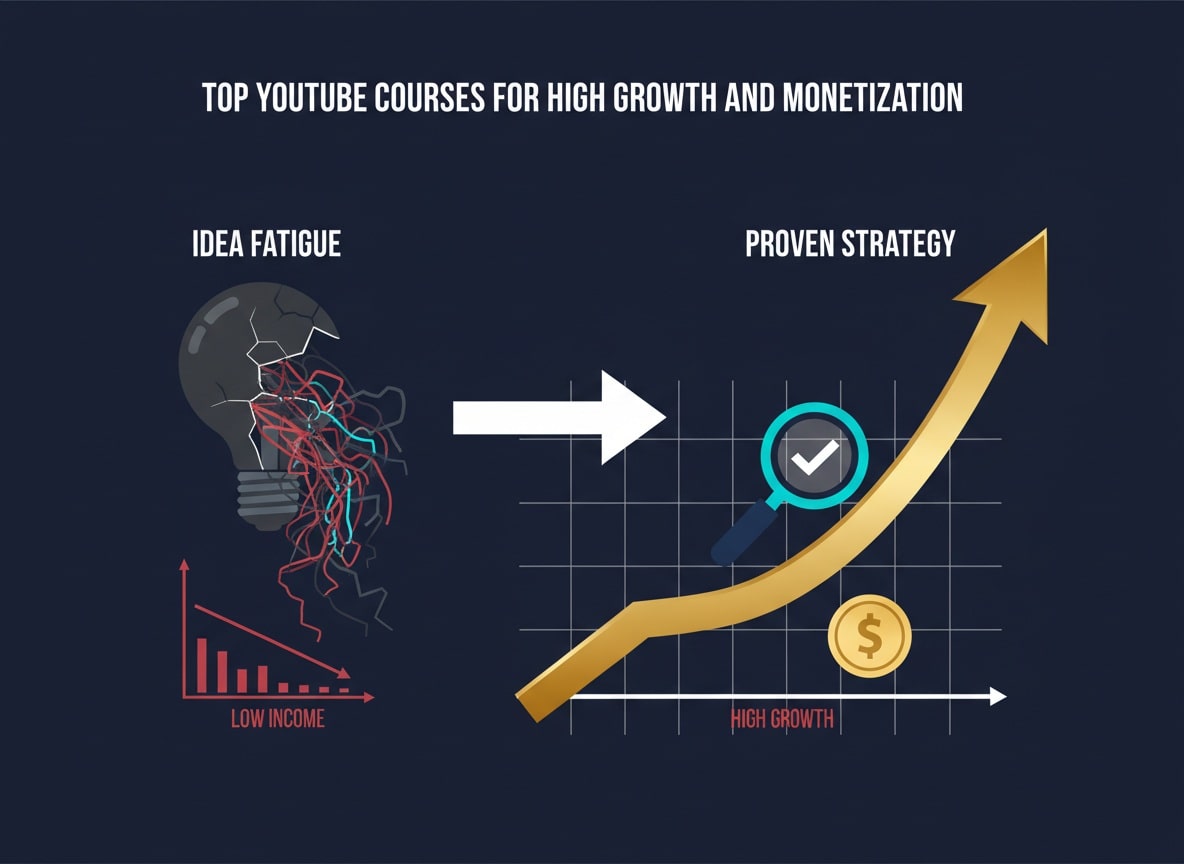 Top 5 Khóa Học YouTube 2025: Lộ Trình Kiếm Tiền Từ AI & View Ngoại